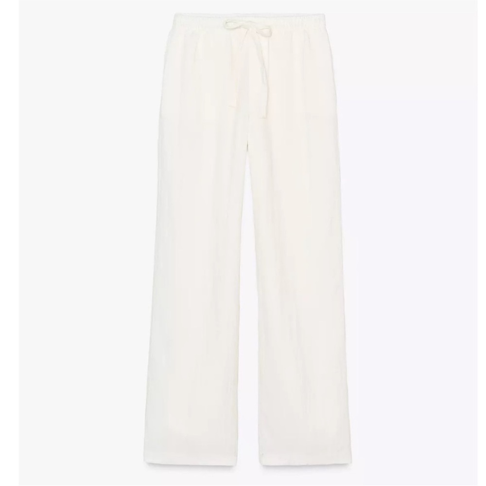 Straight Leg Drawstring Pants - Picture 3 of 3